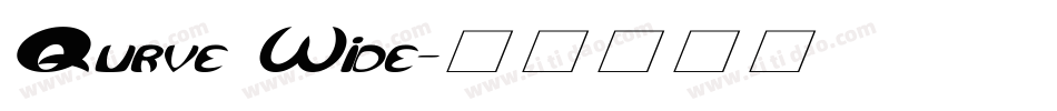Qurve Wide字体转换